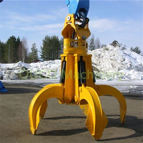 Octopus Grab Bucket Grapple Clab Bucket For Stones Rocks Woods Timbers Scraps